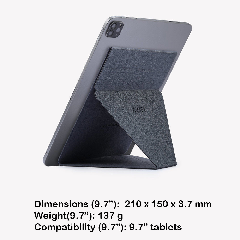 Picture of MOFT X Tablet Stand Multi Angle Invisible Tablet Stand for Tablet 9.7 (Grey)