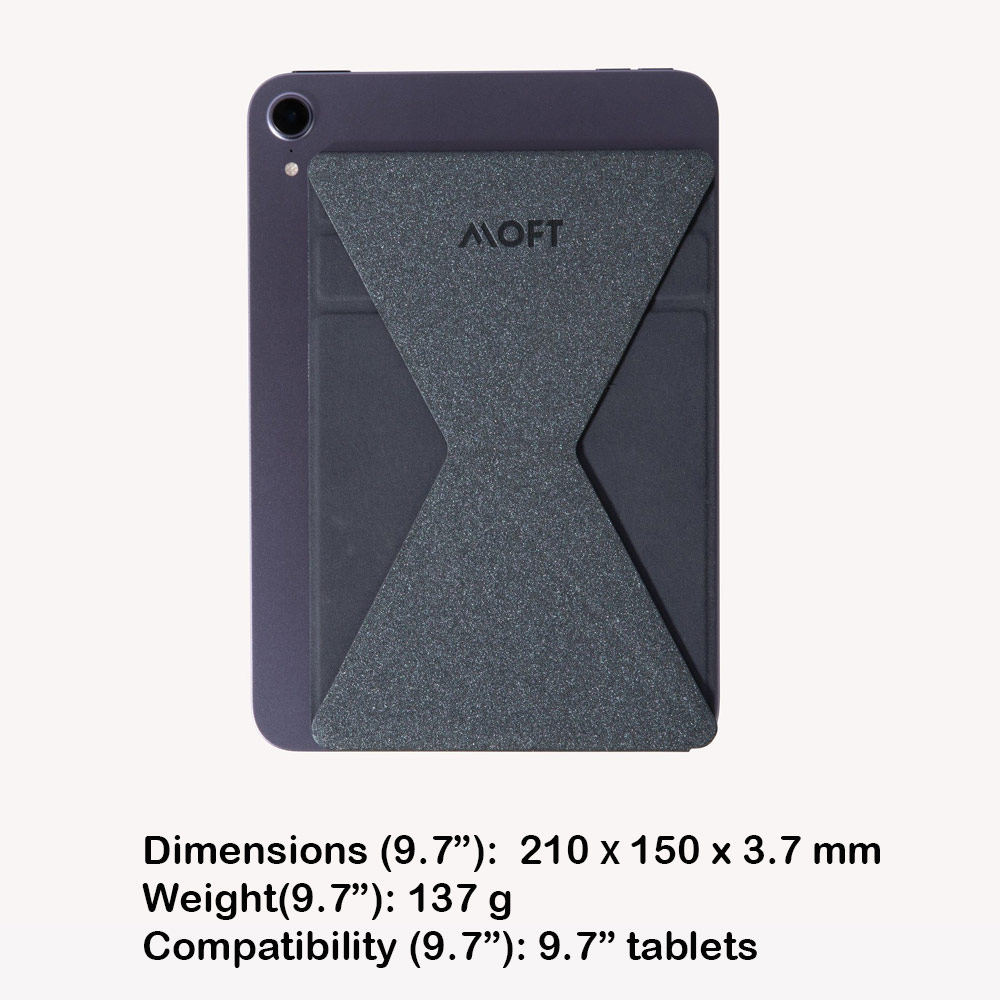 Picture of MOFT X Tablet Stand Multi Angle Invisible Tablet Stand for Tablet 9.7 (Grey)
