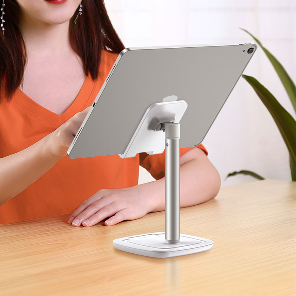 Picture of Joyroom Aluminum and ABS Desktop Phone iPad Tablet Holder Stand Phone Holder(White)