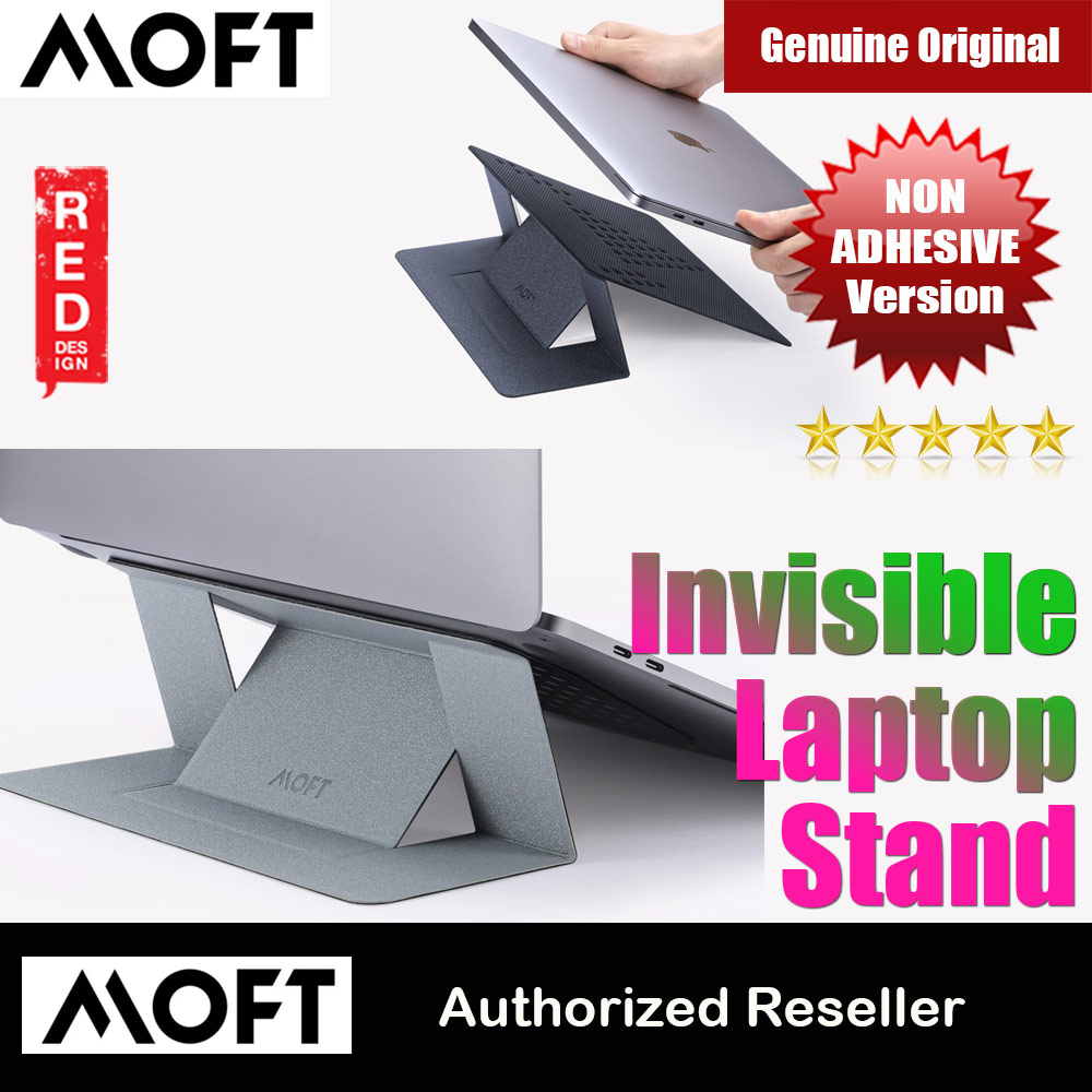 Picture of MOFT Invisible Laptop Stand NON Adhesive with Holes for Heat Dissipation for Laptop Macbook Air 13 M1 Macbook Pro 13 M1 (Silver)  Apple MacBook Air 13\" 2020-  Apple MacBook Air 13\" 2020 Cases,  Apple MacBook Air 13\" 2020 Covers, iPad Cases and a wide selection of  Apple MacBook Air 13\" 2020 Accessories in Malaysia, Sabah, Sarawak and Singapore 