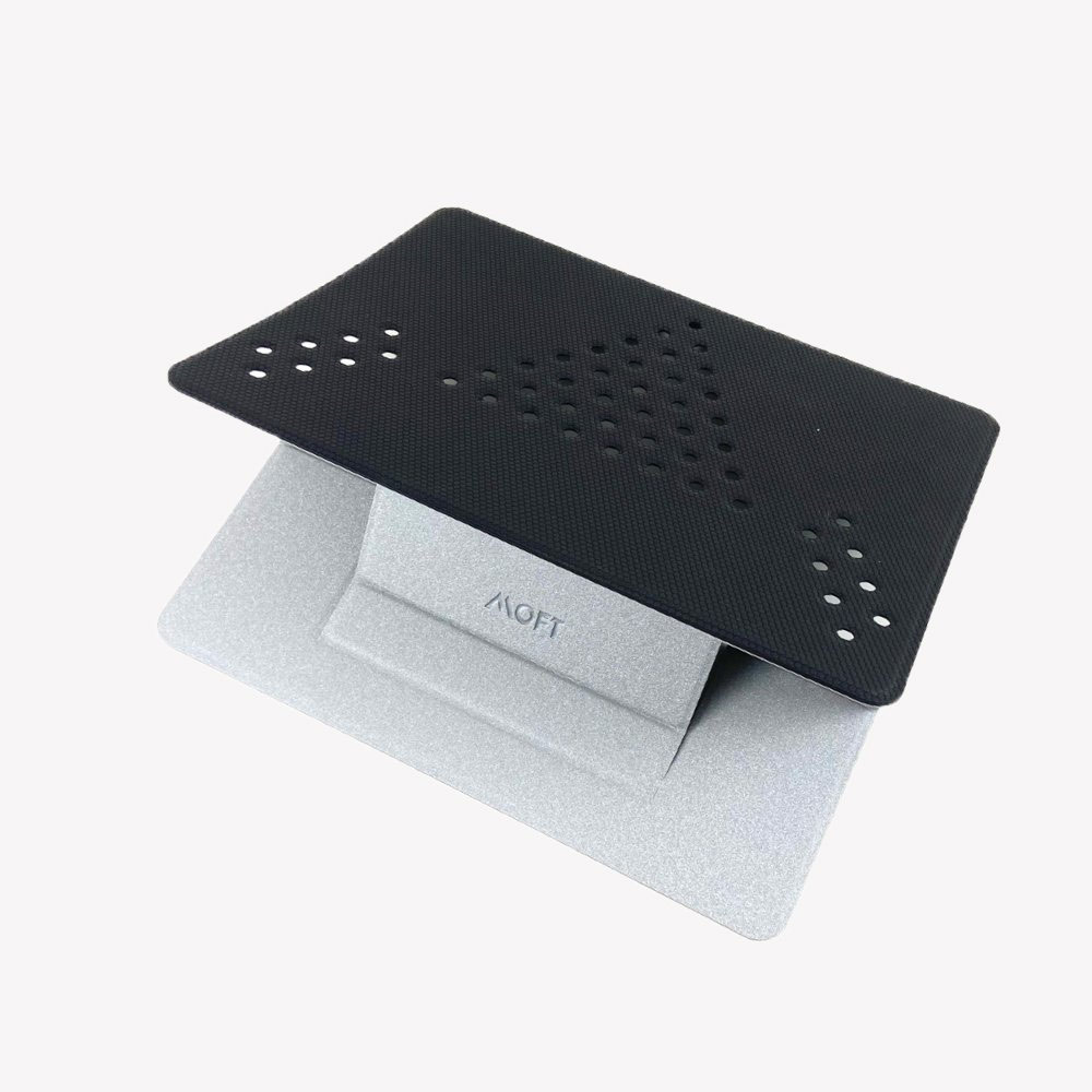 Picture of  Apple MacBook Air 13\" 2020  | MOFT Invisible Laptop Stand NON Adhesive with Holes for Heat Dissipation for Laptop Macbook Air 13 M1 Macbook Pro 13 M1 (Silver)