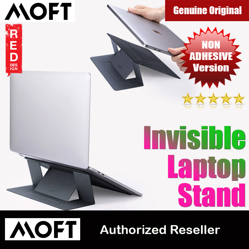 Picture of MOFT Invisible Laptop Stand NON Adhesive with Holes for Heat Dissipation for Laptop Macbook Air 13 M1 Macbook Pro 13 M1 (Space Grey)  Apple MacBook Air 13\" 2020-  Apple MacBook Air 13\" 2020 Cases,  Apple MacBook Air 13\" 2020 Covers, iPad Cases and a wide selection of  Apple MacBook Air 13\" 2020 Accessories in Malaysia, Sabah, Sarawak and Singapore 