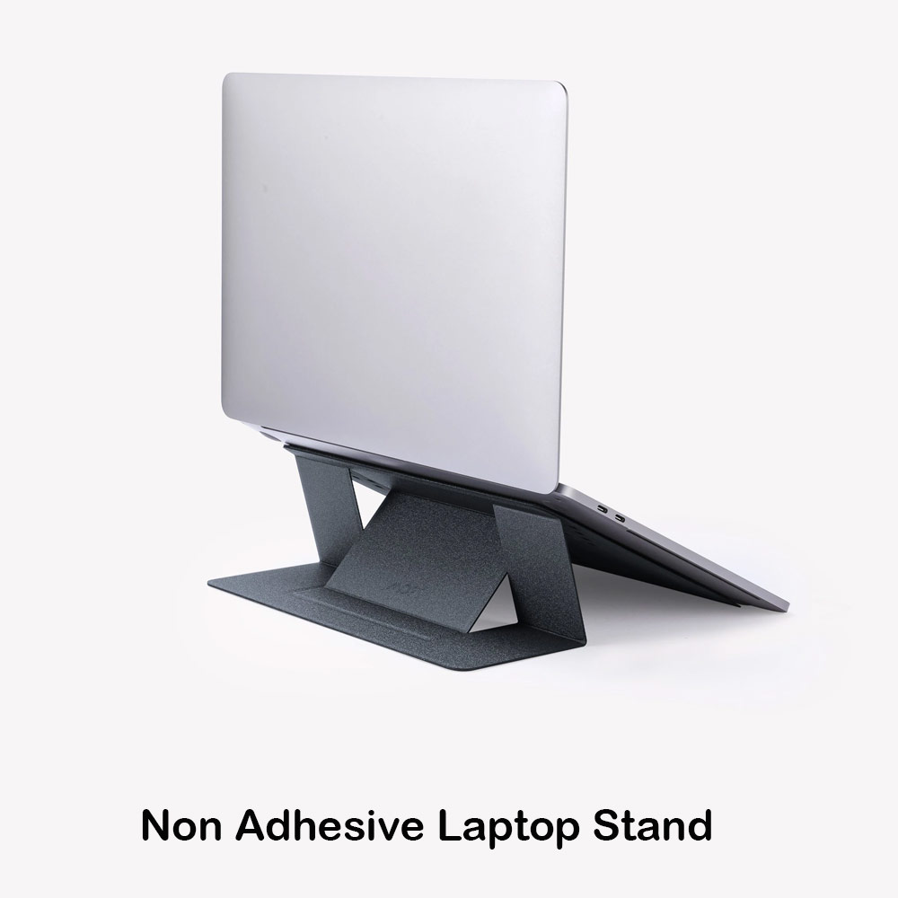 Picture of  Apple MacBook Air 13\" 2020  | MOFT Invisible Laptop Stand NON Adhesive with Holes for Heat Dissipation for Laptop Macbook Air 13 M1 Macbook Pro 13 M1 (Space Grey)