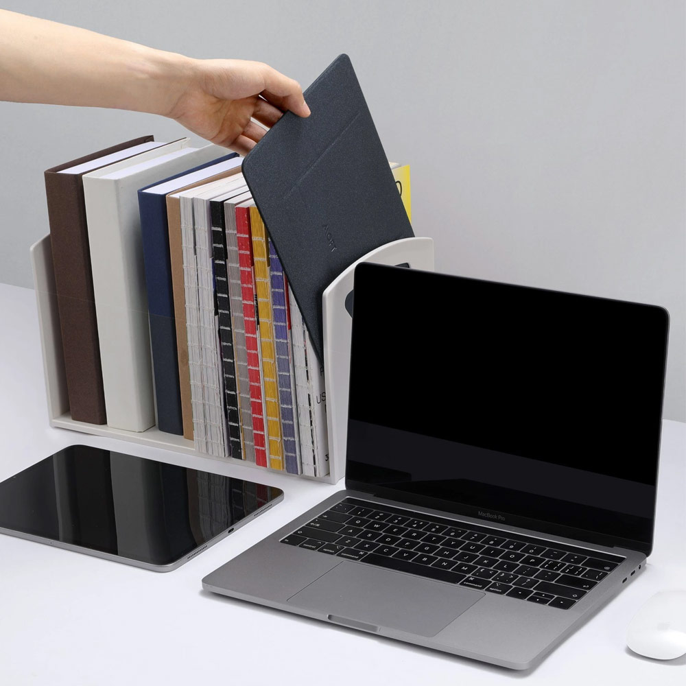 Picture of  Apple MacBook Air 13\" 2020  | MOFT Invisible Laptop Stand NON Adhesive with Holes for Heat Dissipation for Laptop Macbook Air 13 M1 Macbook Pro 13 M1 (Space Grey)