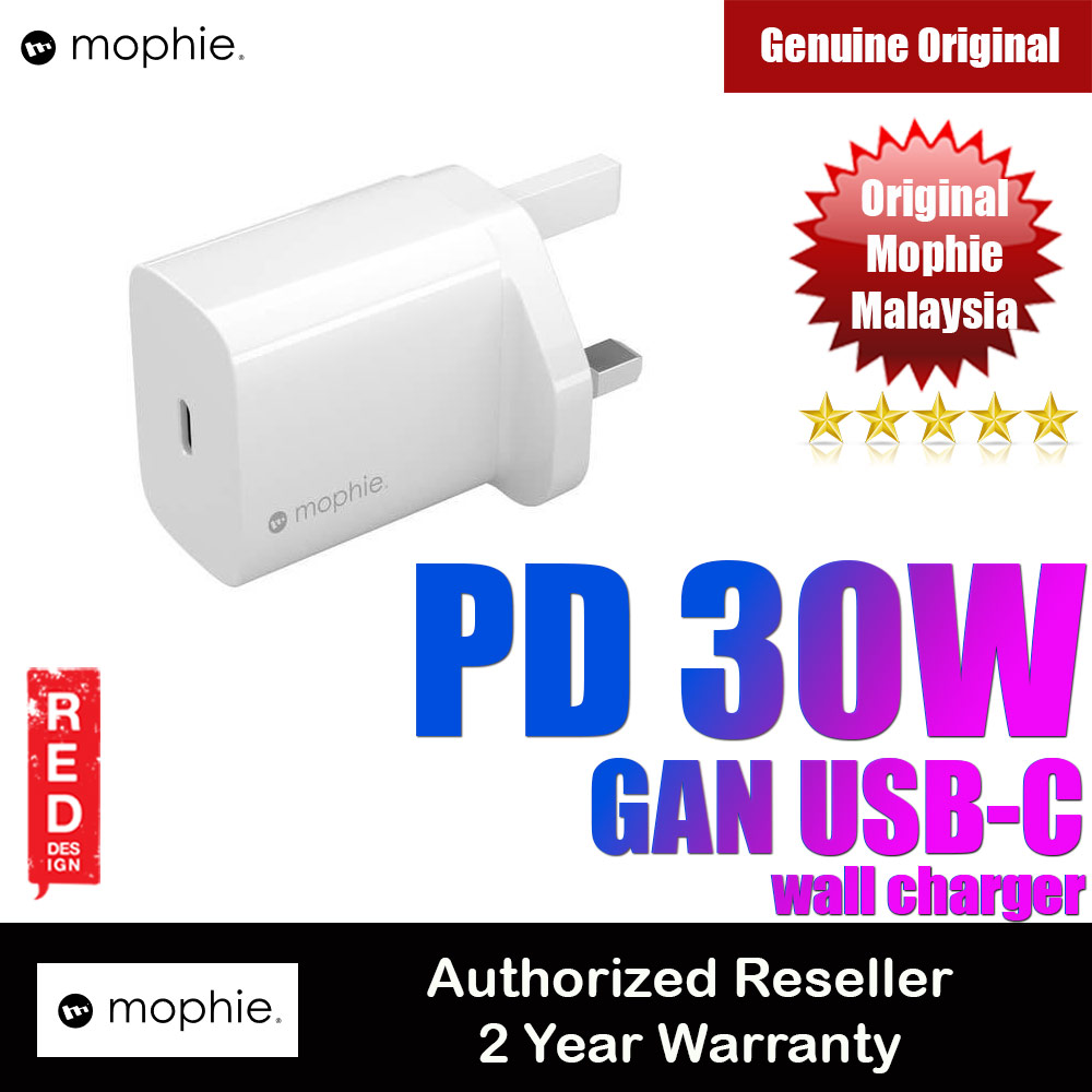 Picture of Mophie USB-C 30W PD Gan Wall Charger Traver Charger Compact Charger for iPhone 11 Pro Max 12 Pro Max 13 Pro Max (UK White)  Apple iPhone 11 Pro Max 6.5-  Apple iPhone 11 Pro Max 6.5 Cases,  Apple iPhone 11 Pro Max 6.5 Covers, iPad Cases and a wide selection of  Apple iPhone 11 Pro Max 6.5 Accessories in Malaysia, Sabah, Sarawak and Singapore 