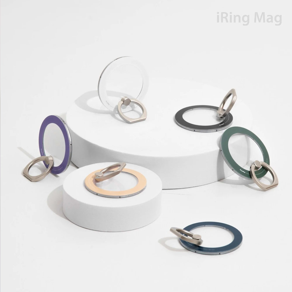 Picture of AAUXX iRing Mag Magnetic Ring Holder Phone Grip and Kickstand Stand Compatible with Magsafe (Pale Violet)