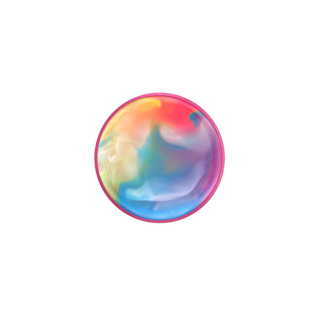 Picture of Popsockets PopGrip Swappable Luxe Collection (Swirl Rainbow)