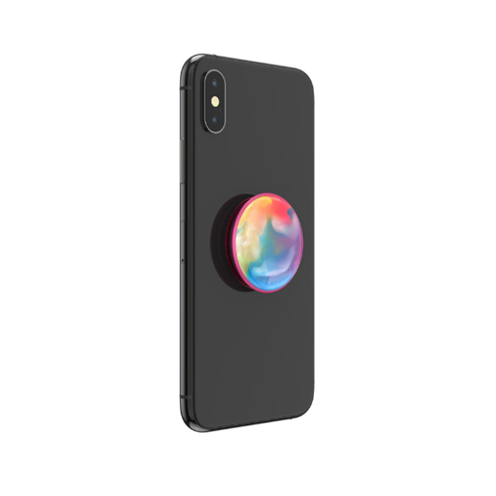 Picture of Popsockets PopGrip Swappable Luxe Collection (Swirl Rainbow)
