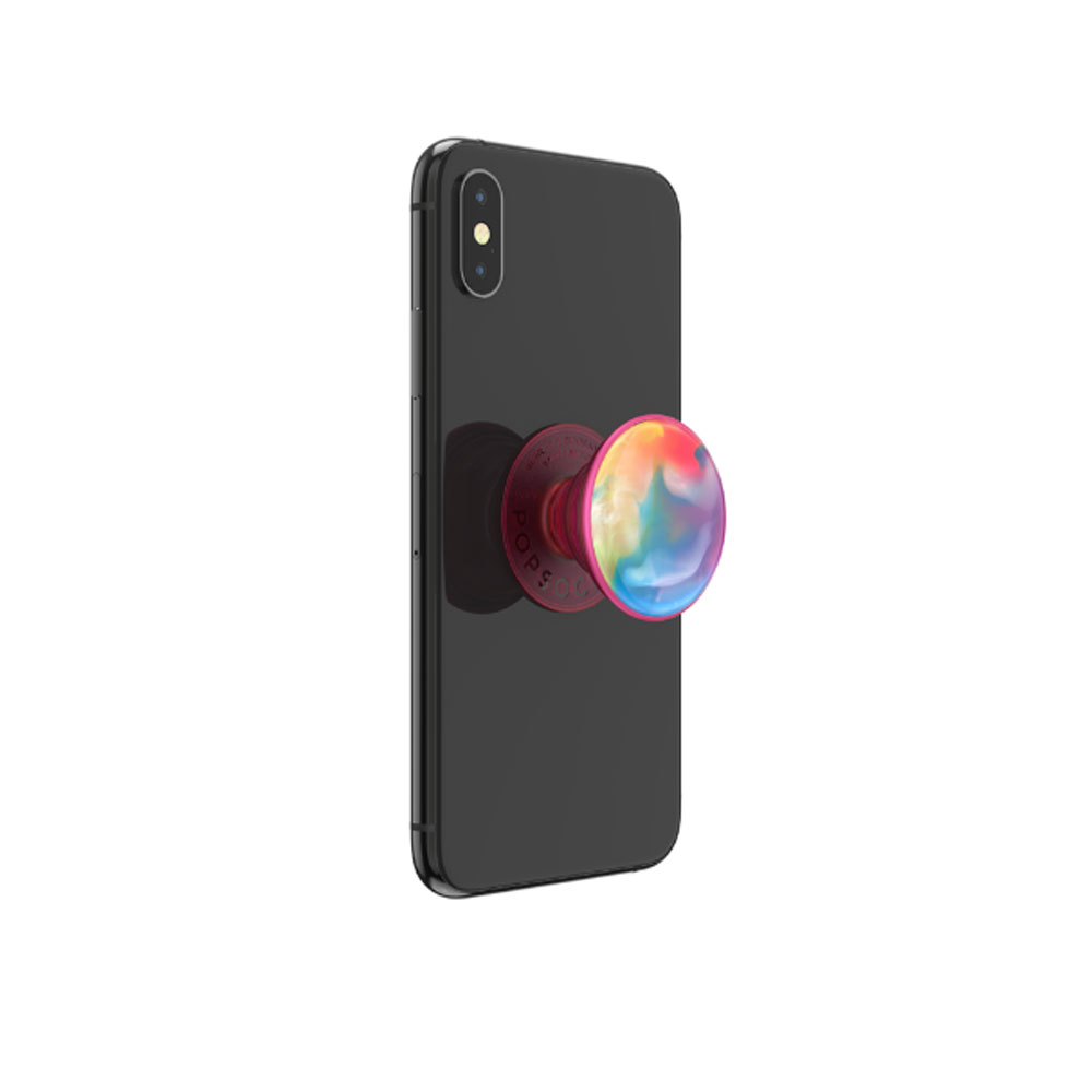 Picture of Popsockets PopGrip Swappable Luxe Collection (Swirl Rainbow)
