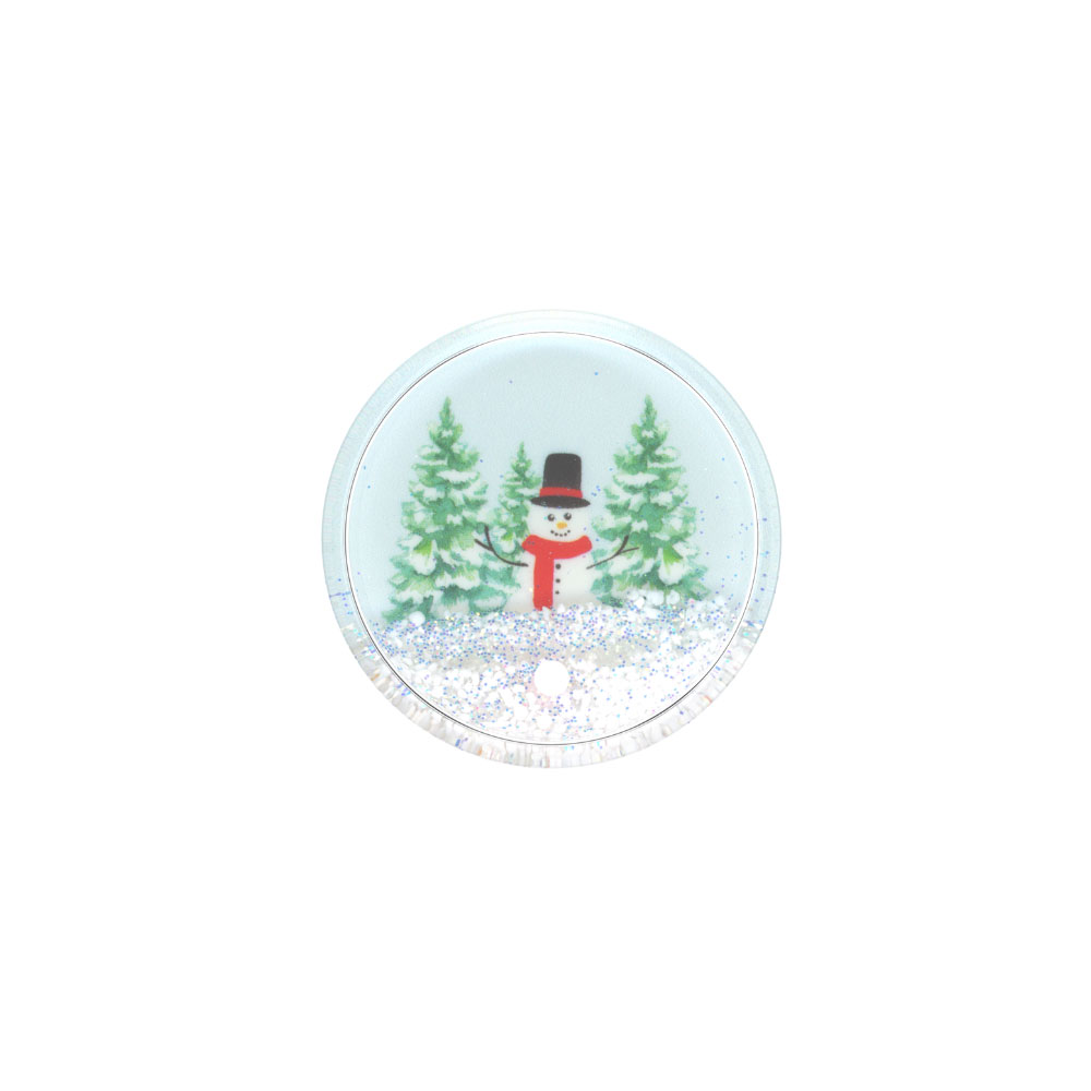 Picture of Popsockets PopGrip Swappable Luxe Collection (Swirl Tidepool Snow Globe Wonderland)
