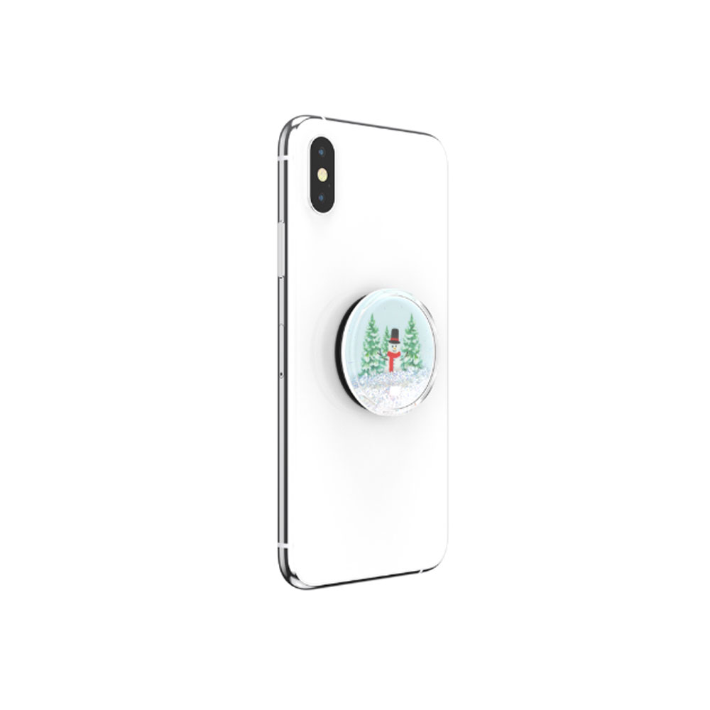 Picture of Popsockets PopGrip Swappable Luxe Collection (Swirl Tidepool Snow Globe Wonderland)