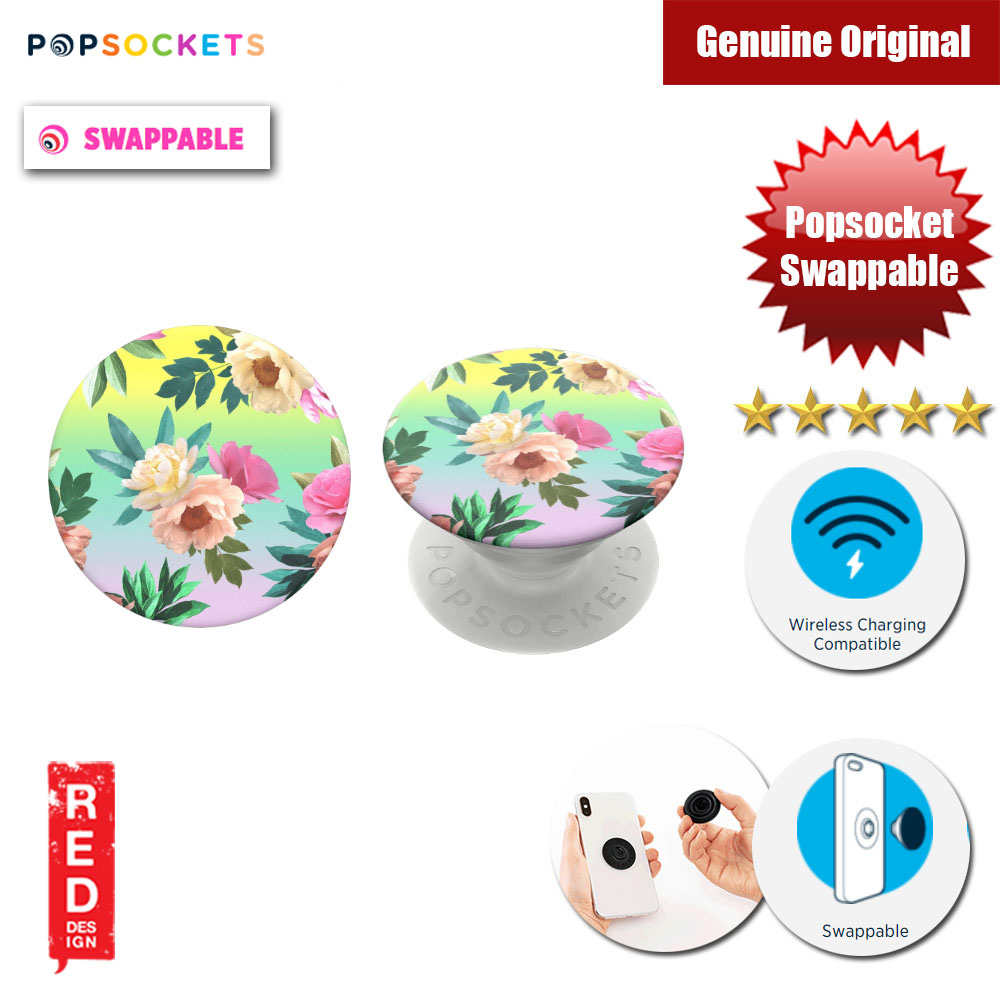 Picture of Popsockets PopGrip Swappable (Chroma Flora) Red Design- Red Design Cases, Red Design Covers, iPad Cases and a wide selection of Red Design Accessories in Malaysia, Sabah, Sarawak and Singapore 