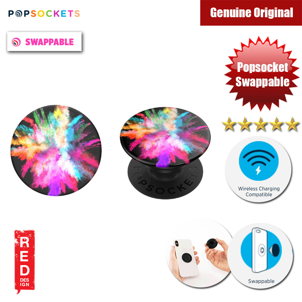 Picture of Popsockets PopGrip Swappable (Color Burst Gloss) Red Design- Red Design Cases, Red Design Covers, iPad Cases and a wide selection of Red Design Accessories in Malaysia, Sabah, Sarawak and Singapore 