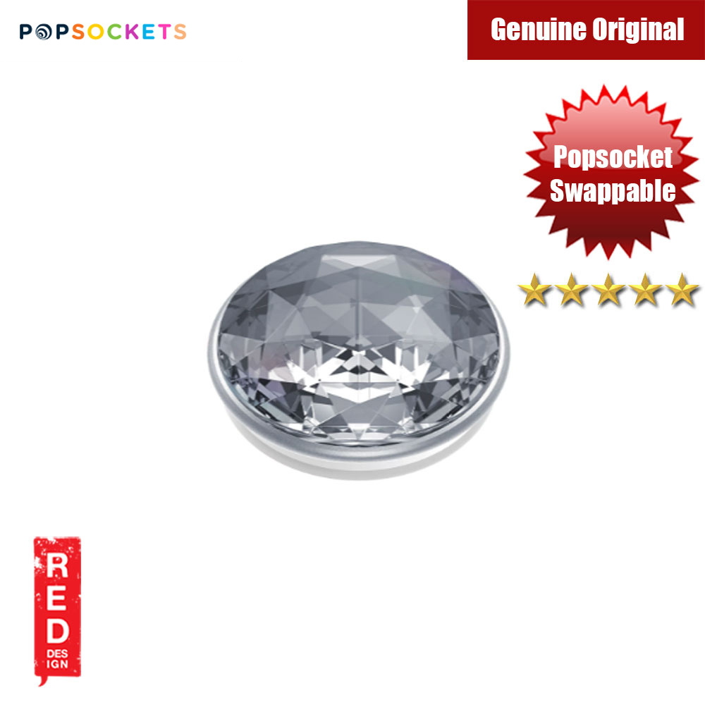 Picture of Popsockets PopGrip Swappable (Disco Crystal Silver)