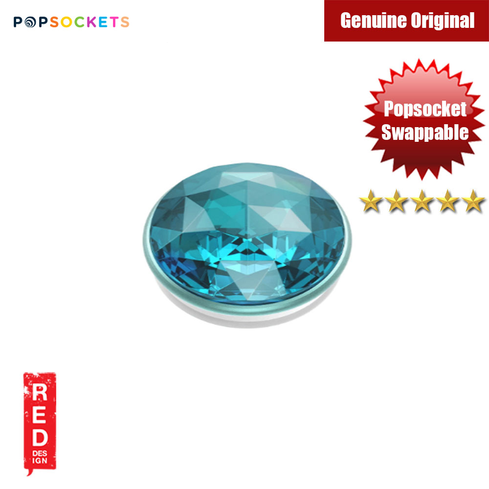 Picture of Popsockets PopGrip Swappable (Disco Crystal Blue)