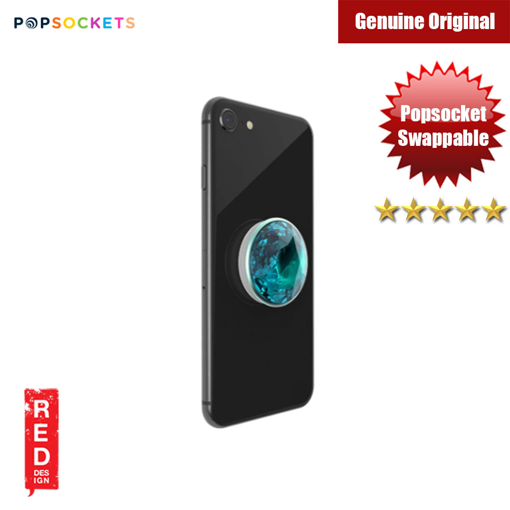 Picture of Popsockets PopGrip Swappable (Disco Crystal Blue)