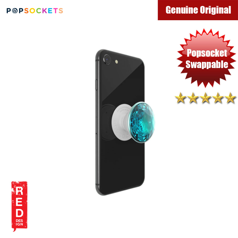 Picture of Popsockets PopGrip Swappable (Disco Crystal Blue)