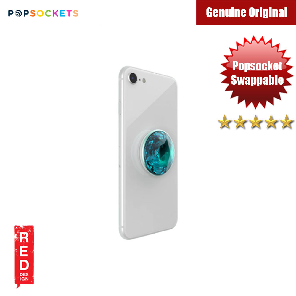 Picture of Popsockets PopGrip Swappable (Disco Crystal Blue)