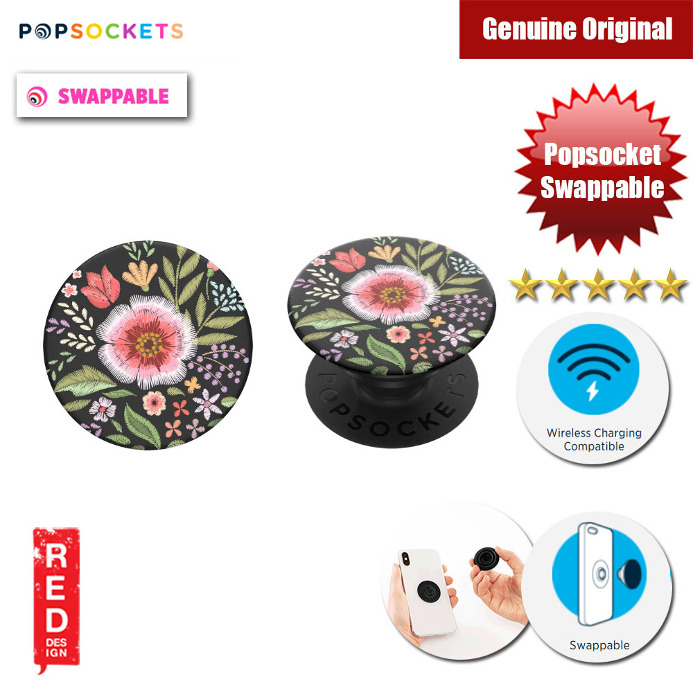Picture of Popsockets PopGrip Swappable (Flower Flair) Red Design- Red Design Cases, Red Design Covers, iPad Cases and a wide selection of Red Design Accessories in Malaysia, Sabah, Sarawak and Singapore 