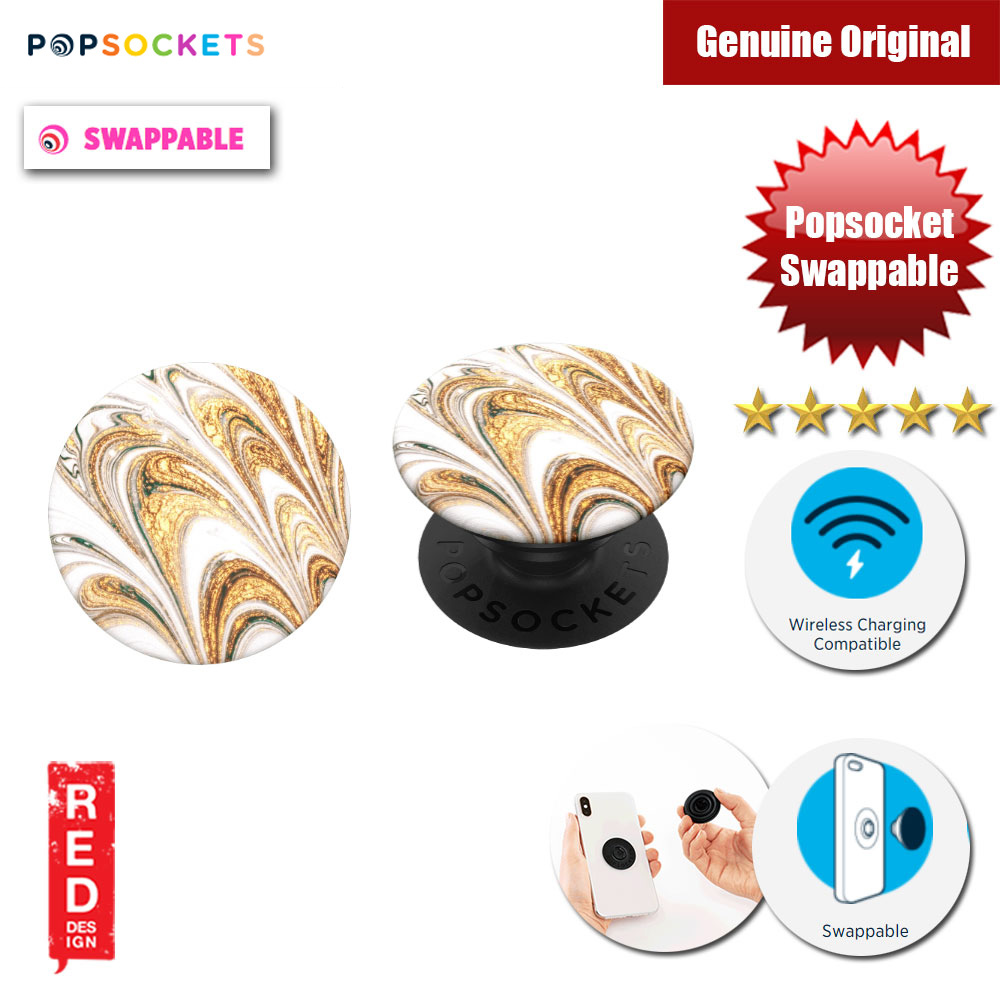 Picture of Popsockets PopGrip Swappable (Golden Ripple)
