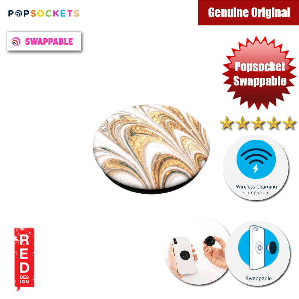 Picture of Popsockets PopGrip Swappable (Golden Ripple)