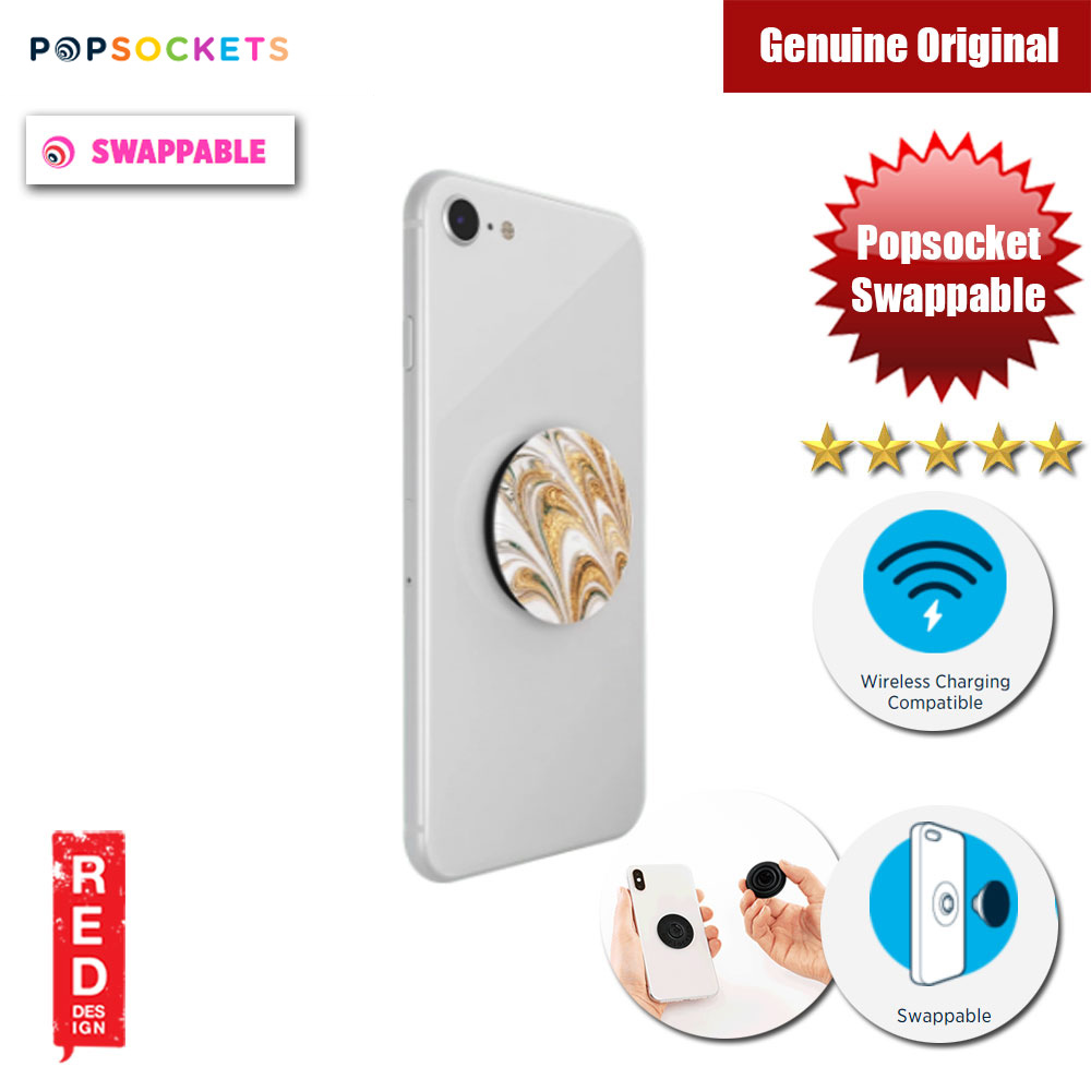 Picture of Popsockets PopGrip Swappable (Golden Ripple)