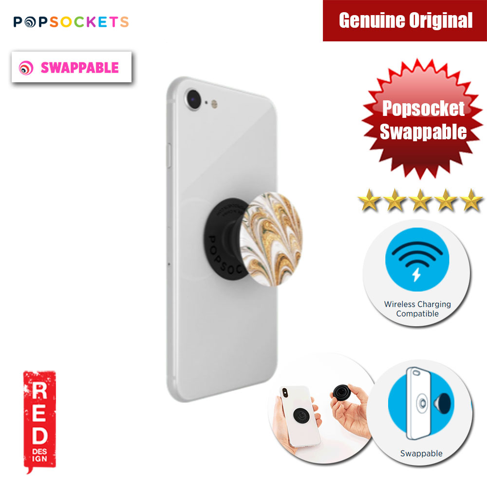Picture of Popsockets PopGrip Swappable (Golden Ripple)
