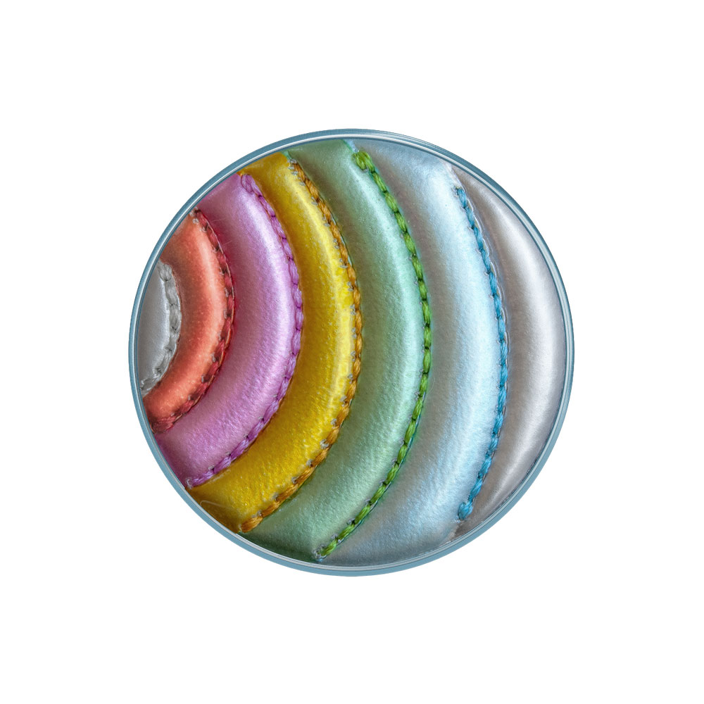 Picture of Popsockets PopGrip Swappable Premium Collection (Stitched Grand Rainbow of Funk)