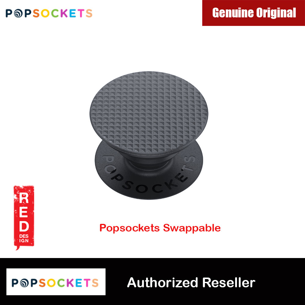 Picture of Popsockets PopGrip Swappable (Knurled Texture Black) Red Design- Red Design Cases, Red Design Covers, iPad Cases and a wide selection of Red Design Accessories in Malaysia, Sabah, Sarawak and Singapore 