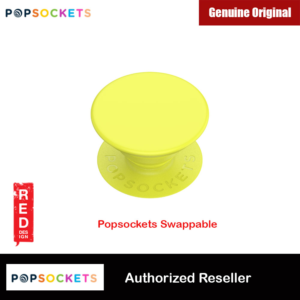 Picture of Popsockets PopGrip Swappable (Neon Jolt Yellow) Red Design- Red Design Cases, Red Design Covers, iPad Cases and a wide selection of Red Design Accessories in Malaysia, Sabah, Sarawak and Singapore 