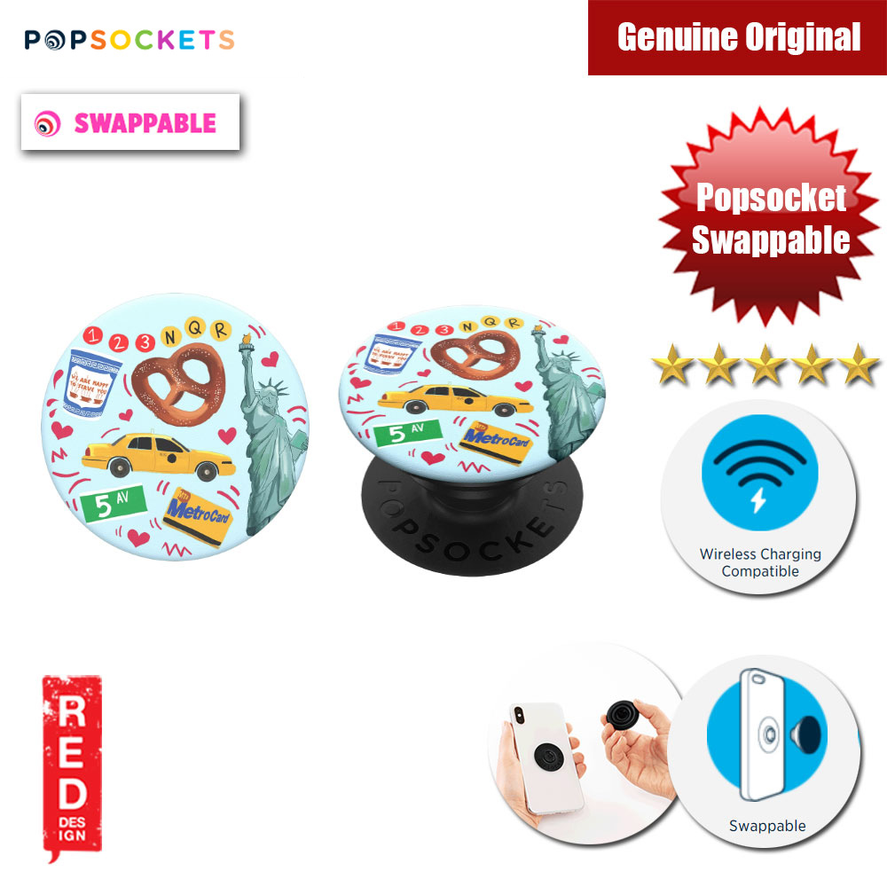 Picture of Popsockets PopGrip Swappable (New York) Red Design- Red Design Cases, Red Design Covers, iPad Cases and a wide selection of Red Design Accessories in Malaysia, Sabah, Sarawak and Singapore 