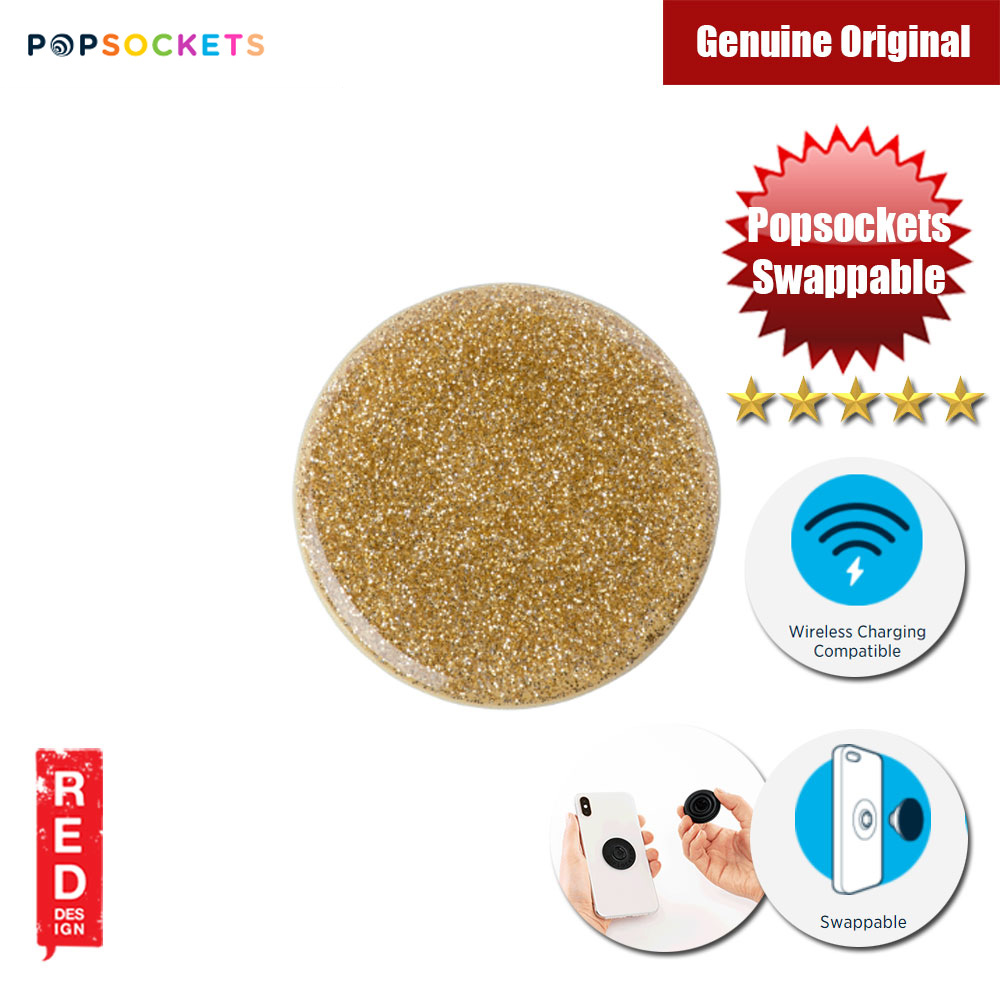 Picture of Popsockets PopGrip Swappable Premium Collection (Glitter Gold)