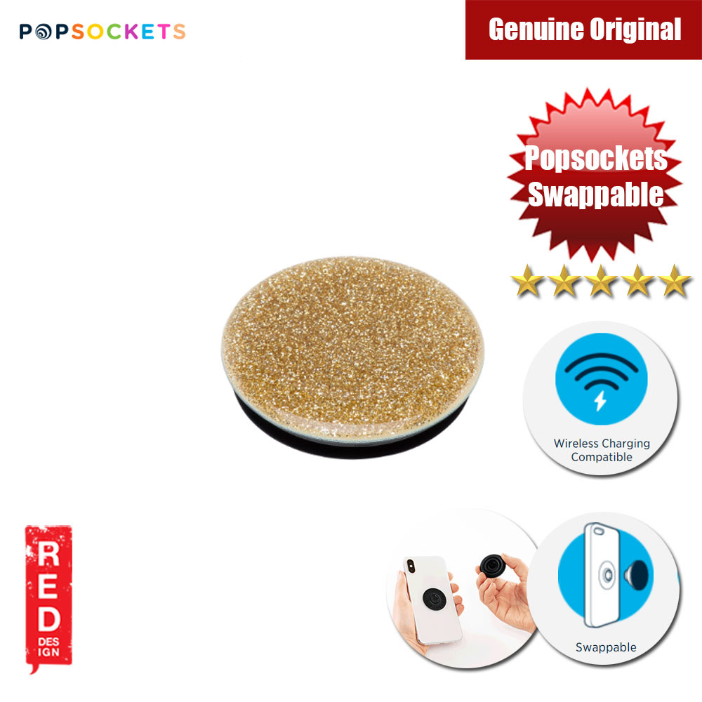Picture of Popsockets PopGrip Swappable Premium Collection (Glitter Gold)