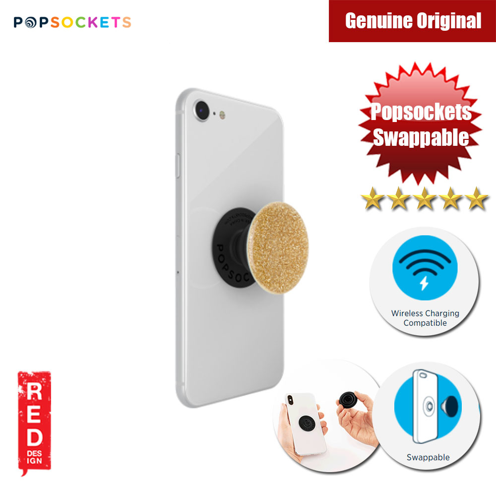 Picture of Popsockets PopGrip Swappable Premium Collection (Glitter Gold)