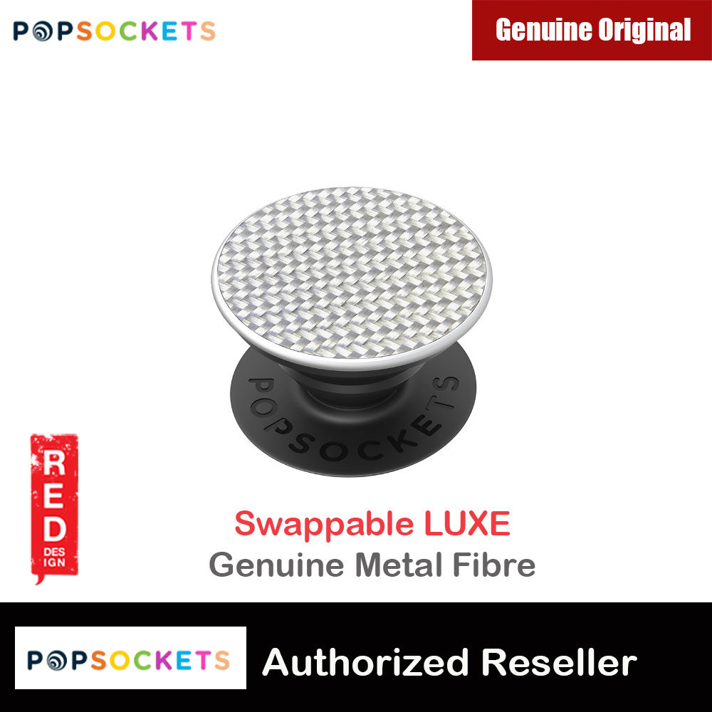 Picture of Popsockets PopGrip Swappable Premium Collection (Genuine Metal Fiber) Red Design- Red Design Cases, Red Design Covers, iPad Cases and a wide selection of Red Design Accessories in Malaysia, Sabah, Sarawak and Singapore 