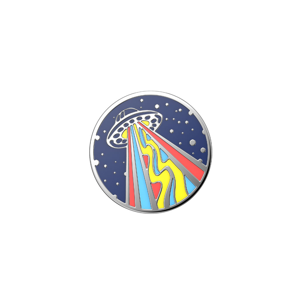 Picture of Popsockets PopGrip Swappable Premium Collection (Enamel Outta This World Navy)