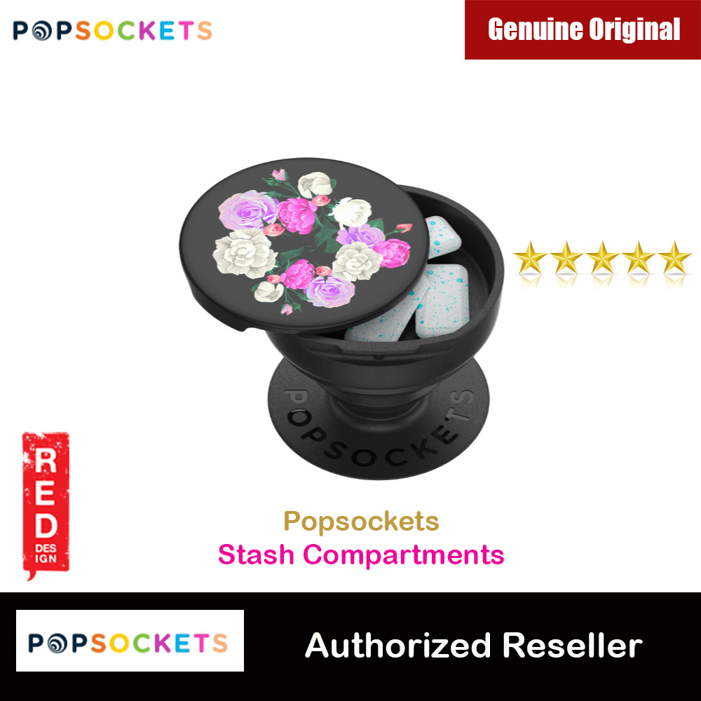 Picture of Popsockets PopGrip Stash Compartments for Gum Pills?Vintage Bouquet) Red Design- Red Design Cases, Red Design Covers, iPad Cases and a wide selection of Red Design Accessories in Malaysia, Sabah, Sarawak and Singapore 