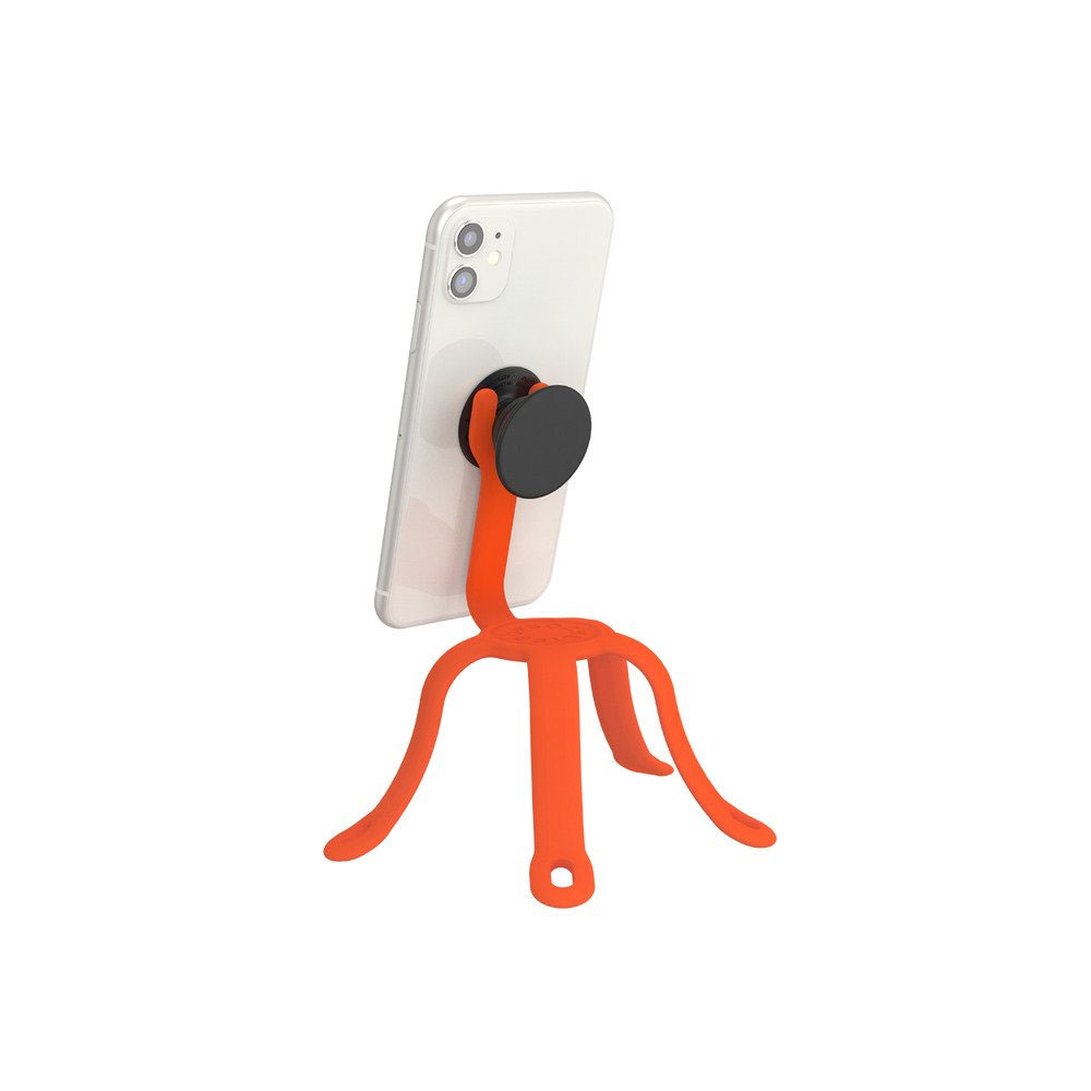 Picture of Popsockets PopMount 2 Flex  Flexible Stand Hold Stand Mount your device anywhere any position creation and on the go photography as Tripod desk mount (Orange)