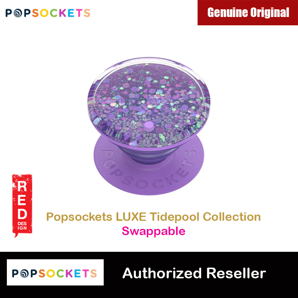 Picture of Popsockets PopGrip Swappable Luxe Tidepool Collection (Lavender)