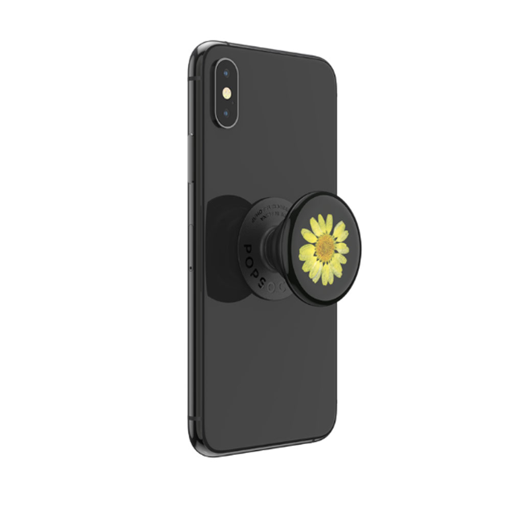 Picture of Popsockets PopGrip Swappable (Pressed Flower Yellow Daisy)