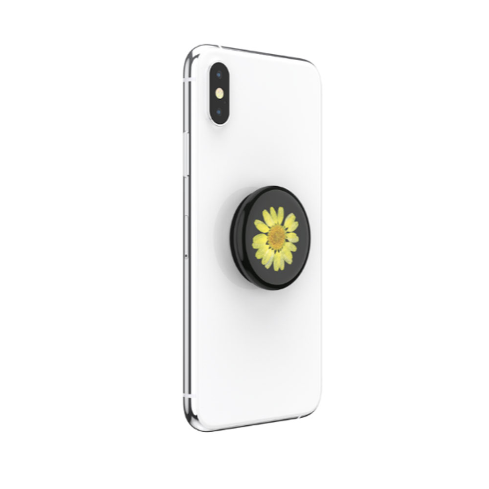 Picture of Popsockets PopGrip Swappable (Pressed Flower Yellow Daisy)