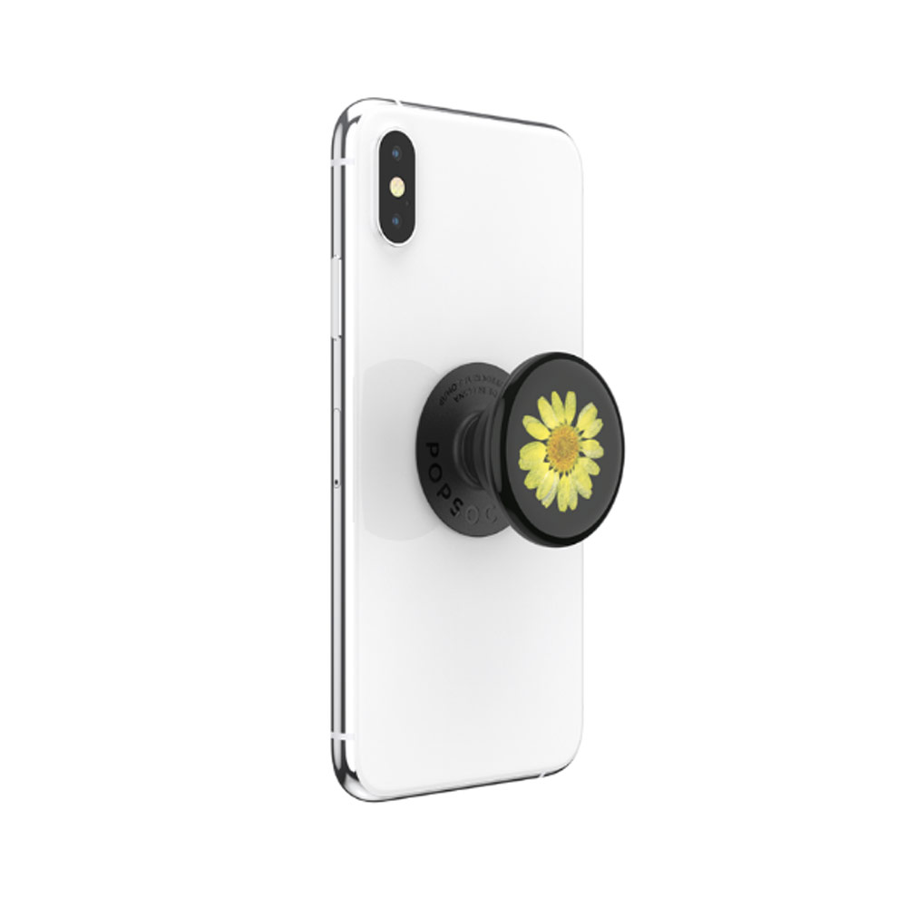 Picture of Popsockets PopGrip Swappable (Pressed Flower Yellow Daisy)