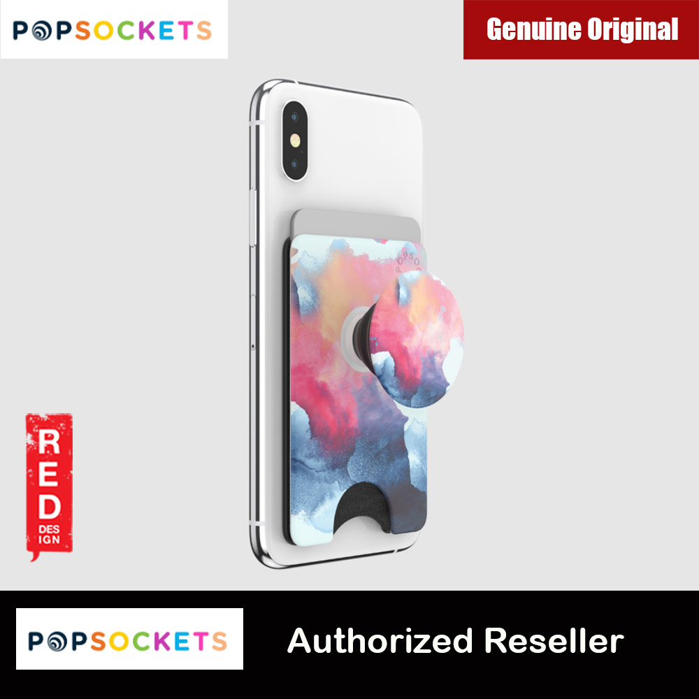 Picture of Popsockets Popwallet Plus Card Holder Credit Card Holder Parking Ticket Holder Card Wallet (Aura Smoke) Red Design- Red Design Cases, Red Design Covers, iPad Cases and a wide selection of Red Design Accessories in Malaysia, Sabah, Sarawak and Singapore 