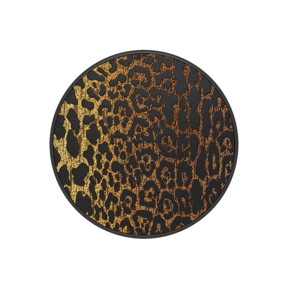 Picture of Popsockets PopGrip Swappable LUXE Collection (Embossed Metal Leopard)
