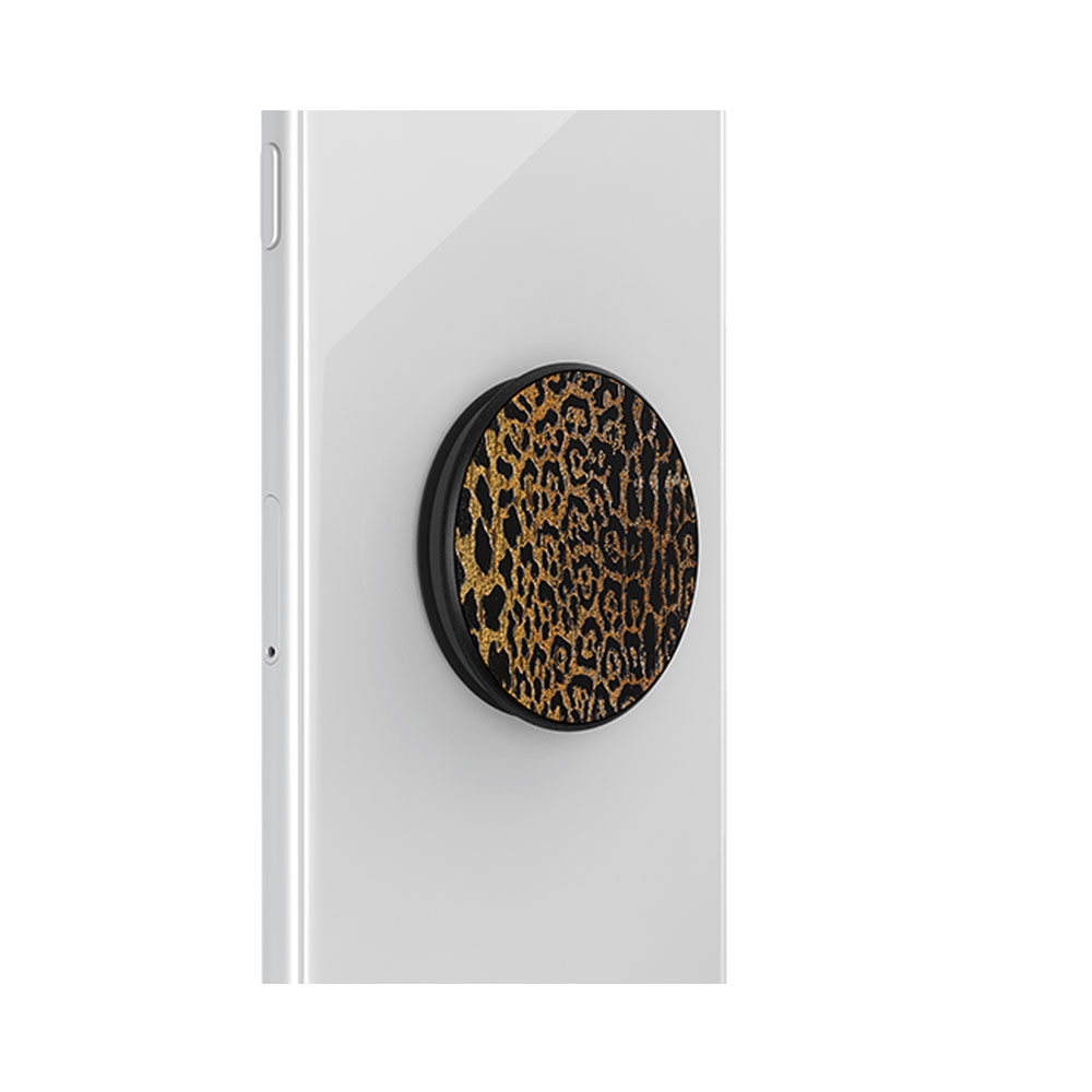 Picture of Popsockets PopGrip Swappable LUXE Collection (Embossed Metal Leopard)