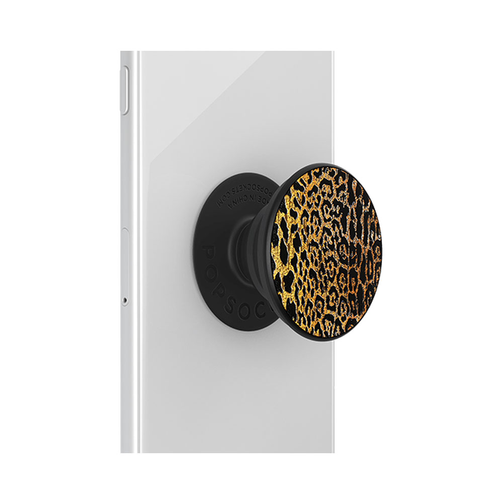 Picture of Popsockets PopGrip Swappable LUXE Collection (Embossed Metal Leopard)