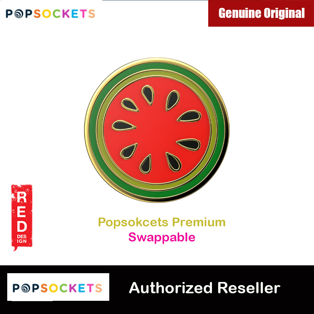 Picture of Popsockets PopGrip Swappable Premium Collection (Enamel Watermelon Slice) Red Design- Red Design Cases, Red Design Covers, iPad Cases and a wide selection of Red Design Accessories in Malaysia, Sabah, Sarawak and Singapore 