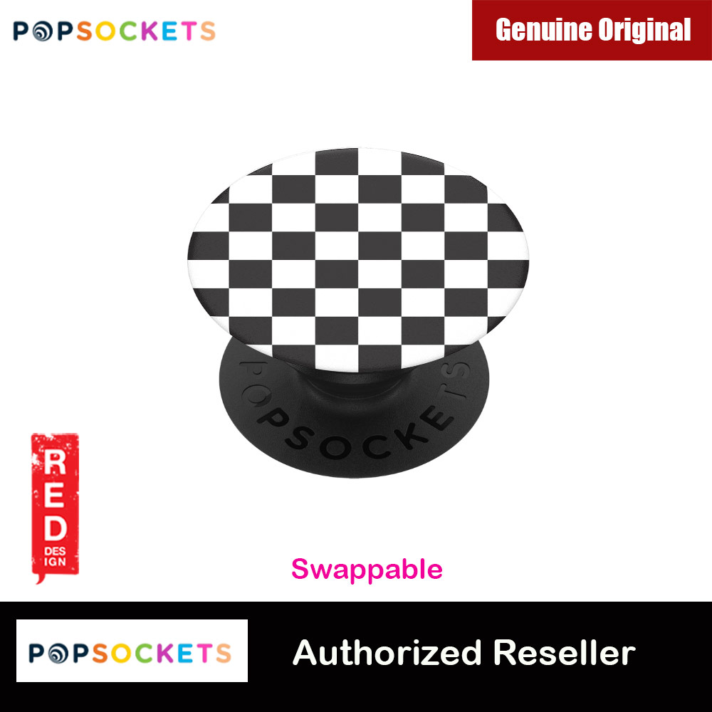 Picture of Popsockets PopGrip Swappable (Checker Black) Red Design- Red Design Cases, Red Design Covers, iPad Cases and a wide selection of Red Design Accessories in Malaysia, Sabah, Sarawak and Singapore 