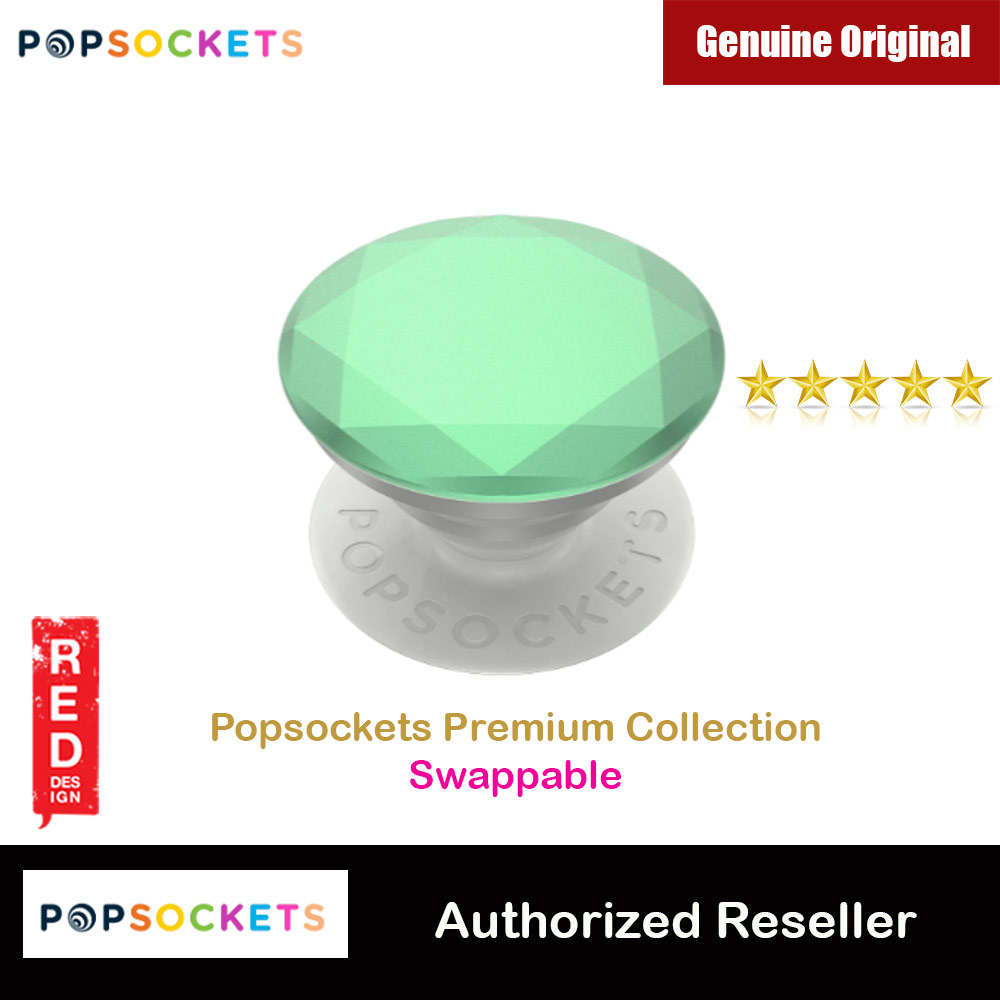 Picture of Popsockets PopGrip Swappable Premium Collection (Metallic Diamond Ultra Mint) Red Design- Red Design Cases, Red Design Covers, iPad Cases and a wide selection of Red Design Accessories in Malaysia, Sabah, Sarawak and Singapore 