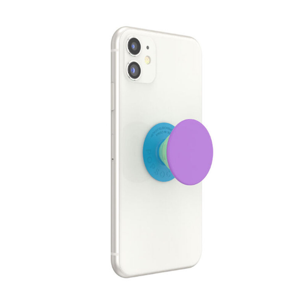 Picture of Popsockets PopGrip Swappable (Pastel Brights Color Block Lavender)